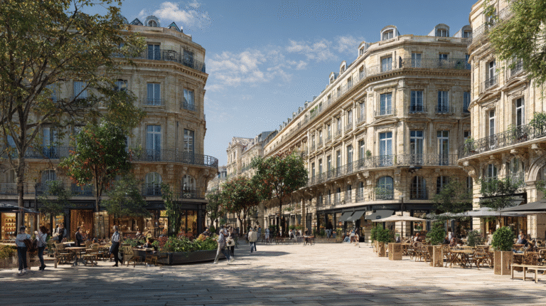Découvrez la place Nansouty à Bordeaux : histoire, commerces et animations du quartier
