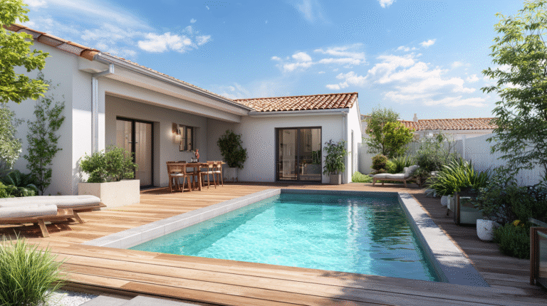 Piscine à 1 mètre de la maison : réglementation, risques et solutions pour une installation conforme