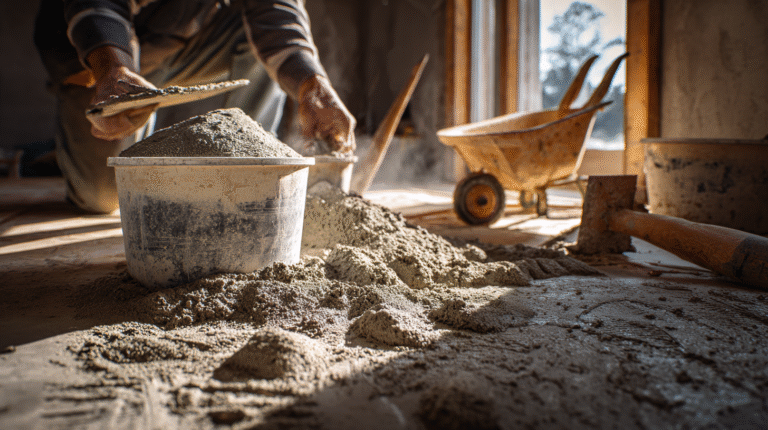 Calcul du dosage d’une chape maigre : les proportions